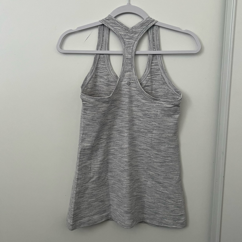 Lululemon Gray Racerback Tank Top - Picture 5 of 6